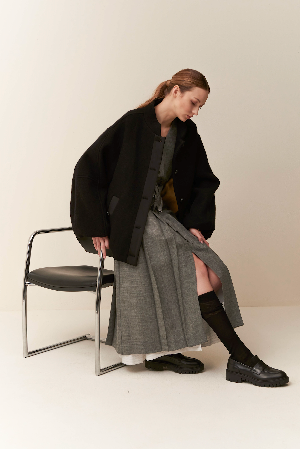 Bomber in Lana Vergine