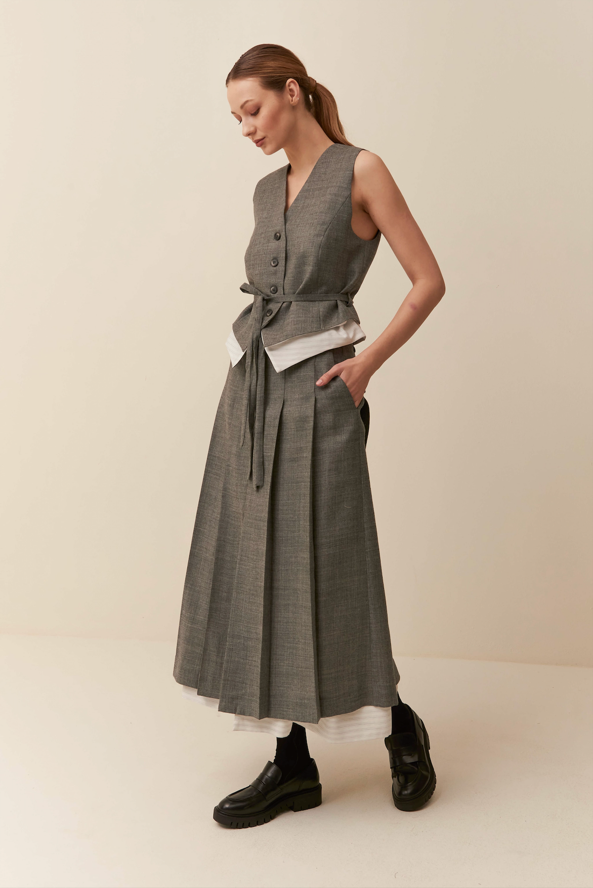 Gilet in Lana vergine