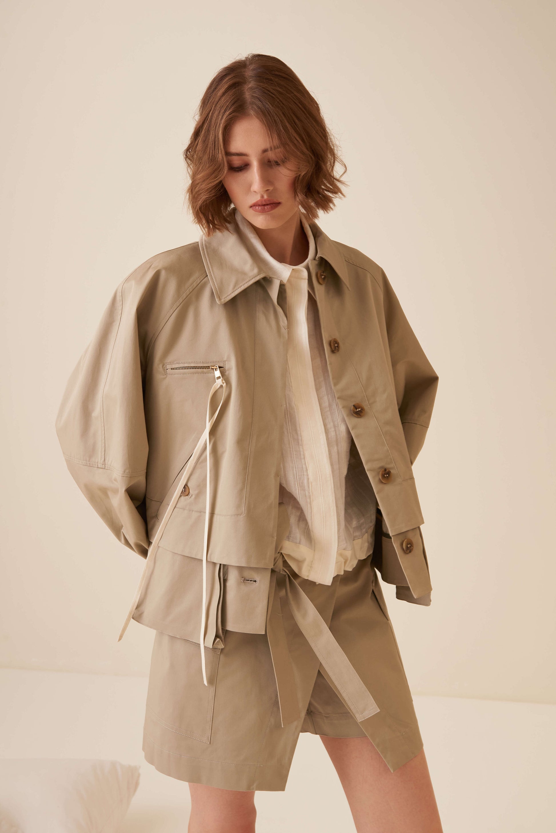 Bomber-Caban in Cotone