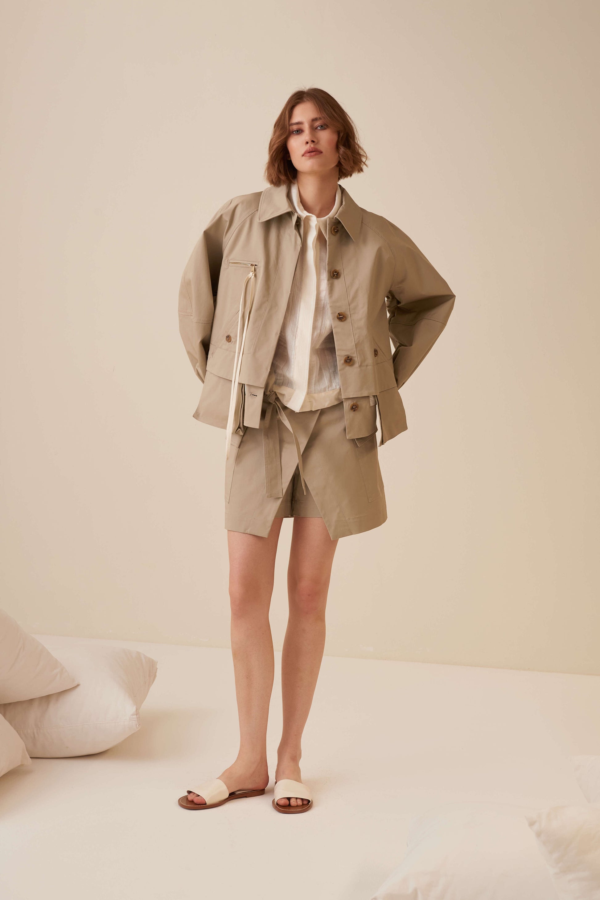 Bomber-Caban in Cotone