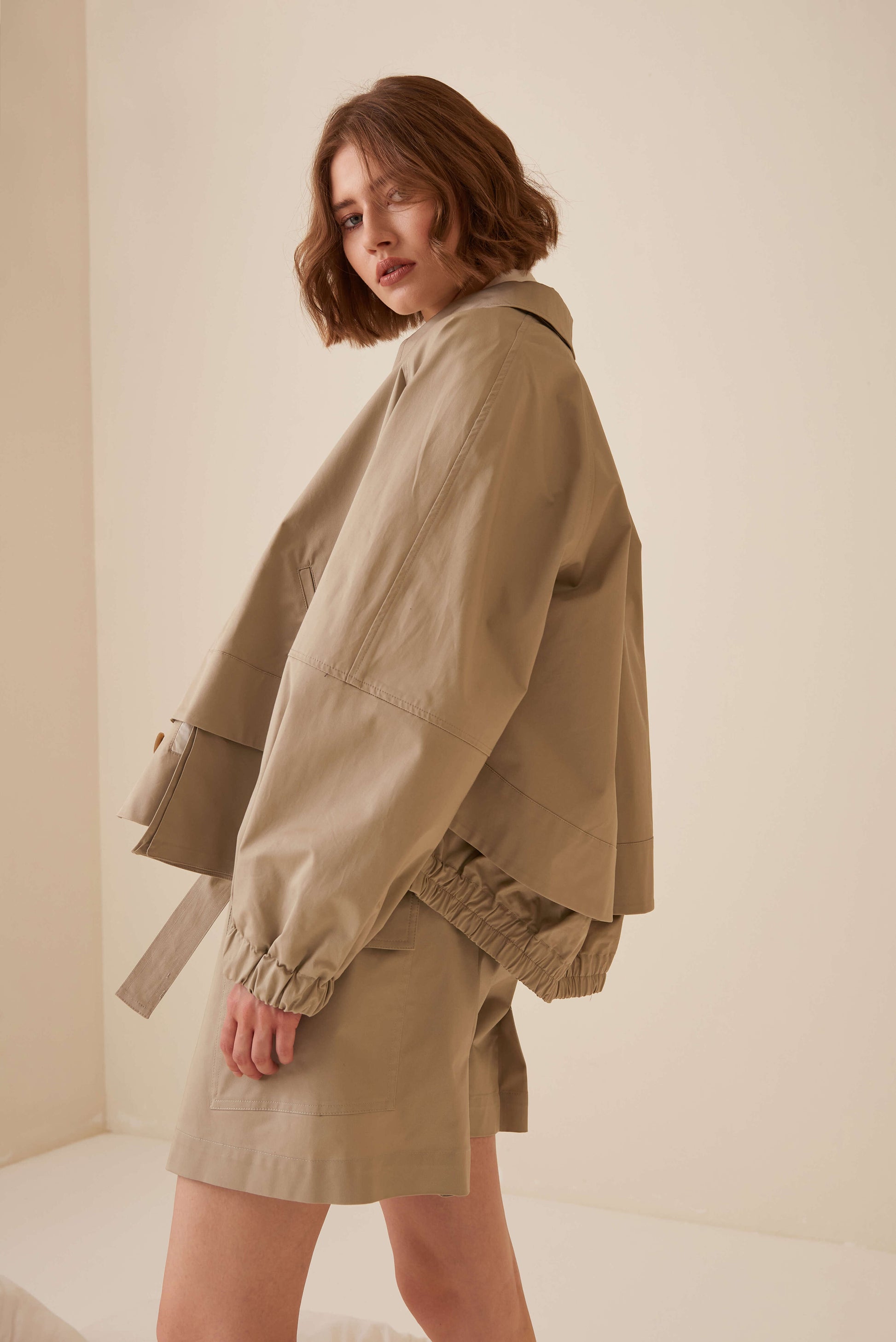 Bomber-caban con double layers