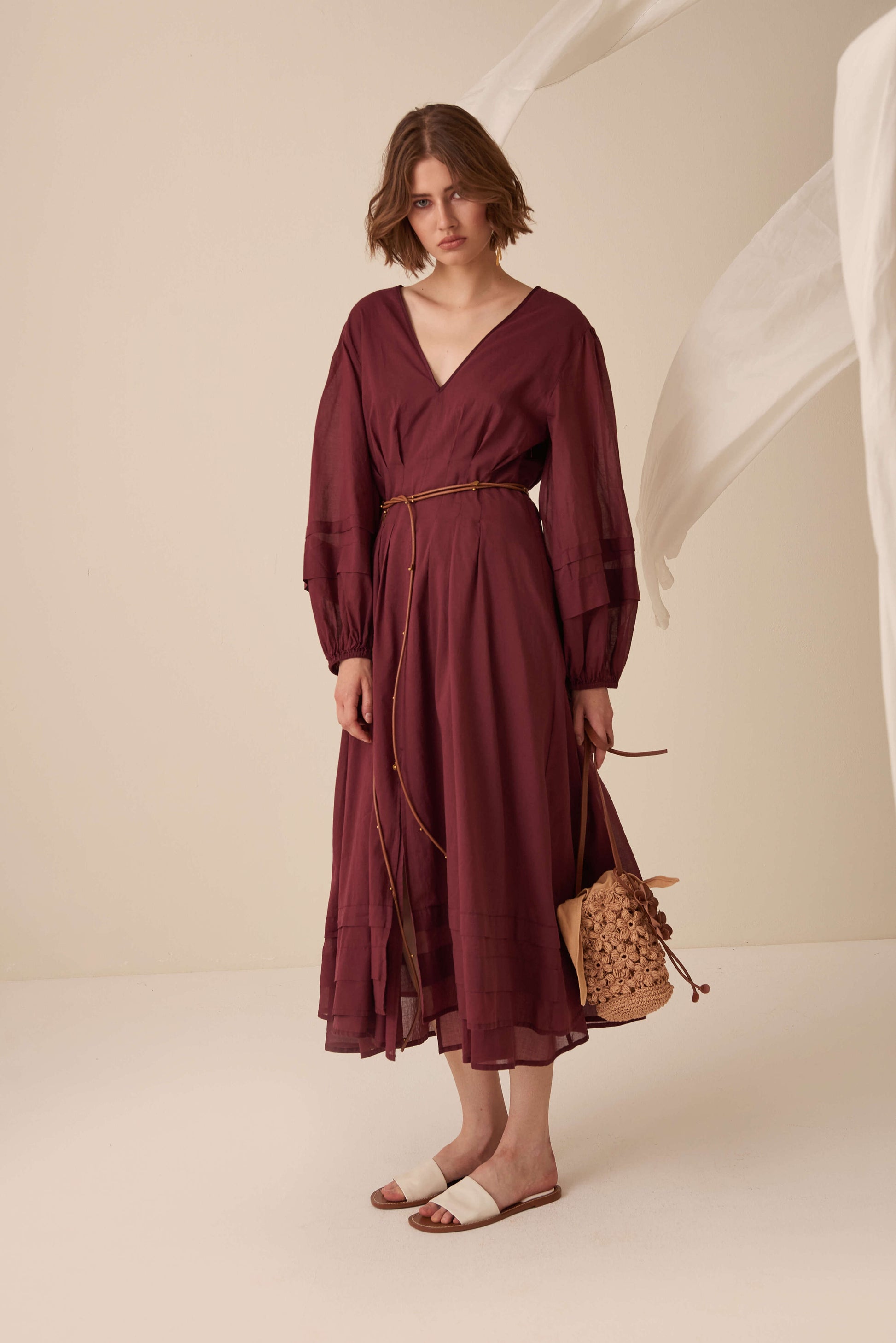 Abito Lungo di Cotone