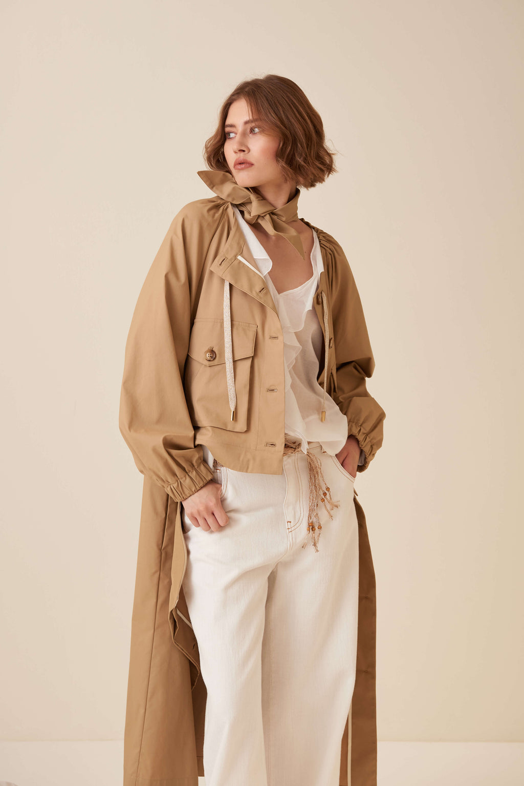 Spolvero con zip in vita staccabile