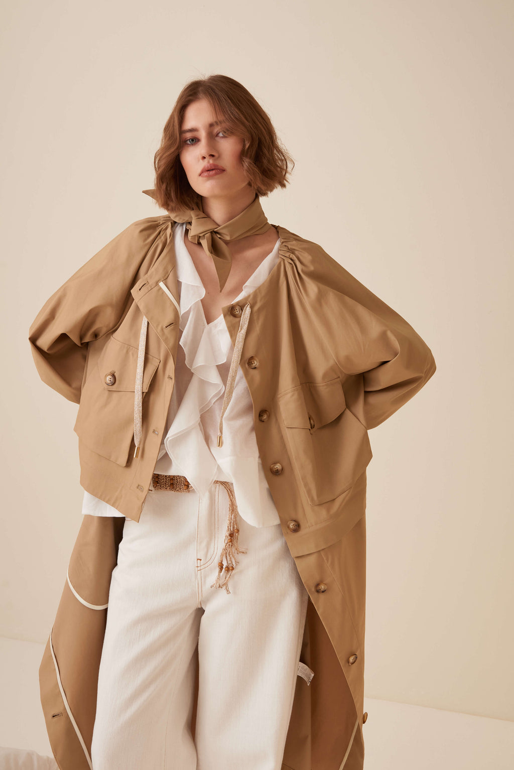 Spolvero con zip in vita staccabile