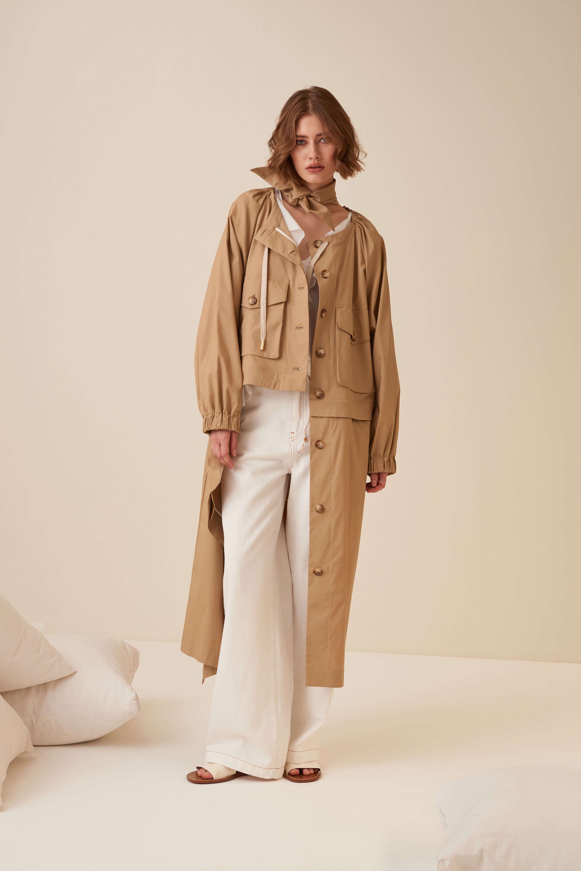 Spolvero con zip in vita staccabile