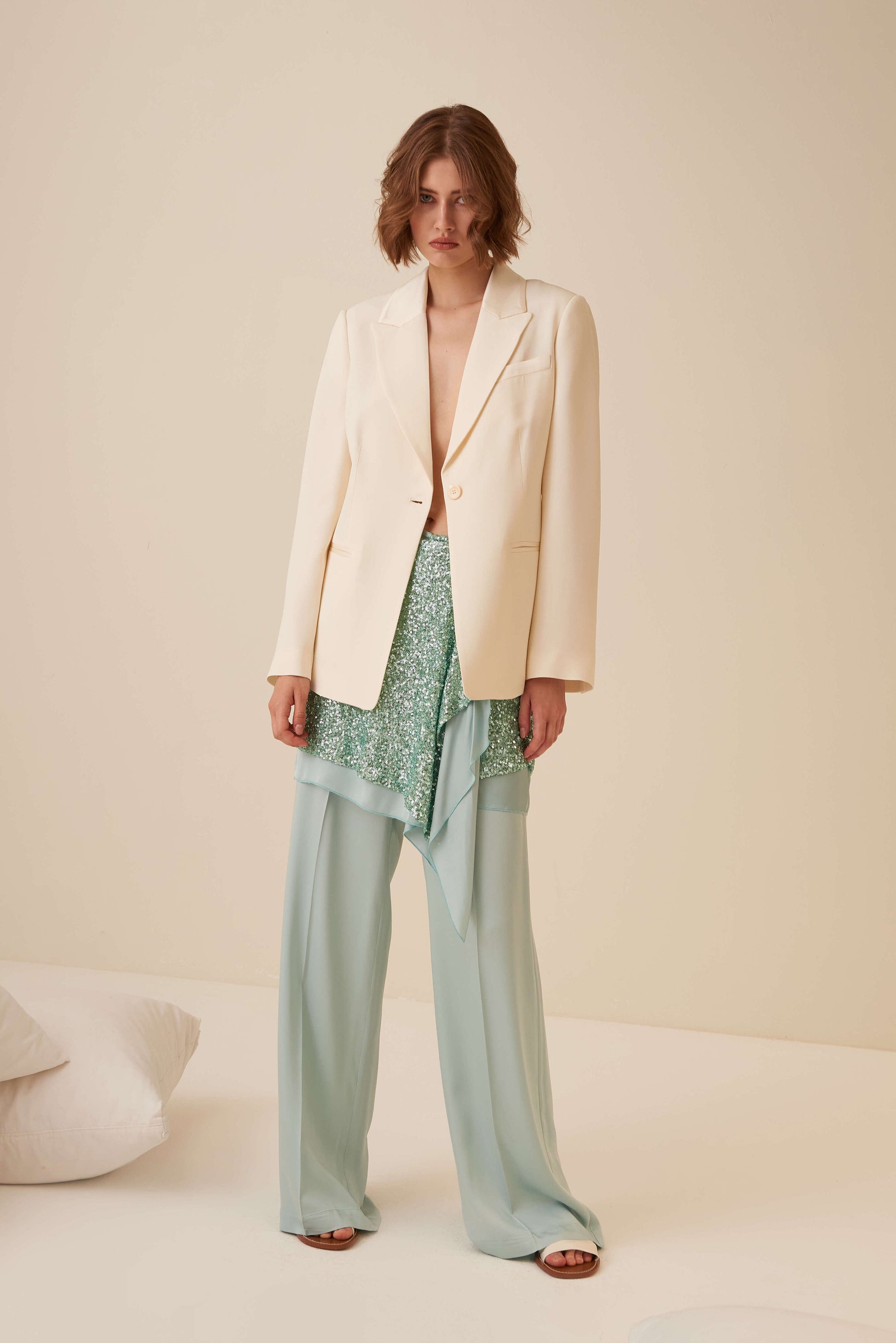 Pantalone a palazzo in Viscosa