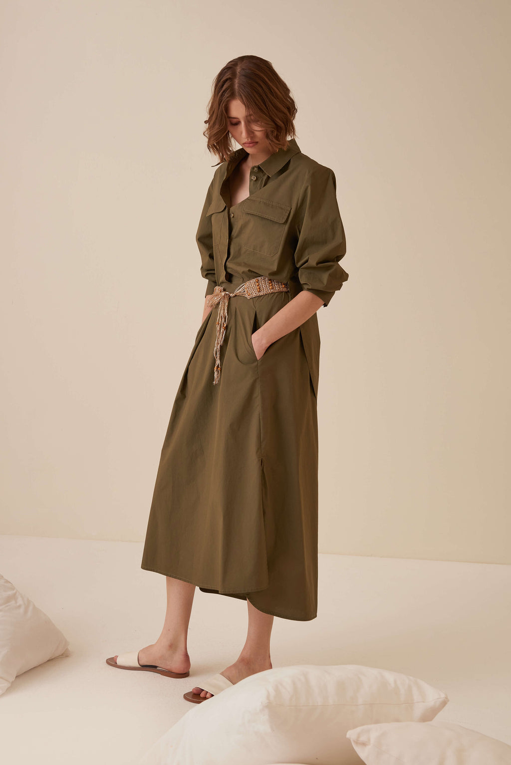 Abito chemisier lungo