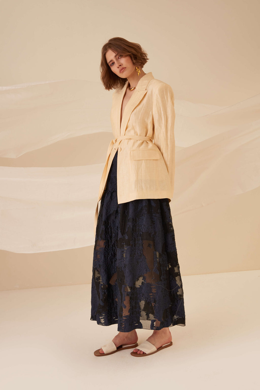 Giacca monopetto in Lino