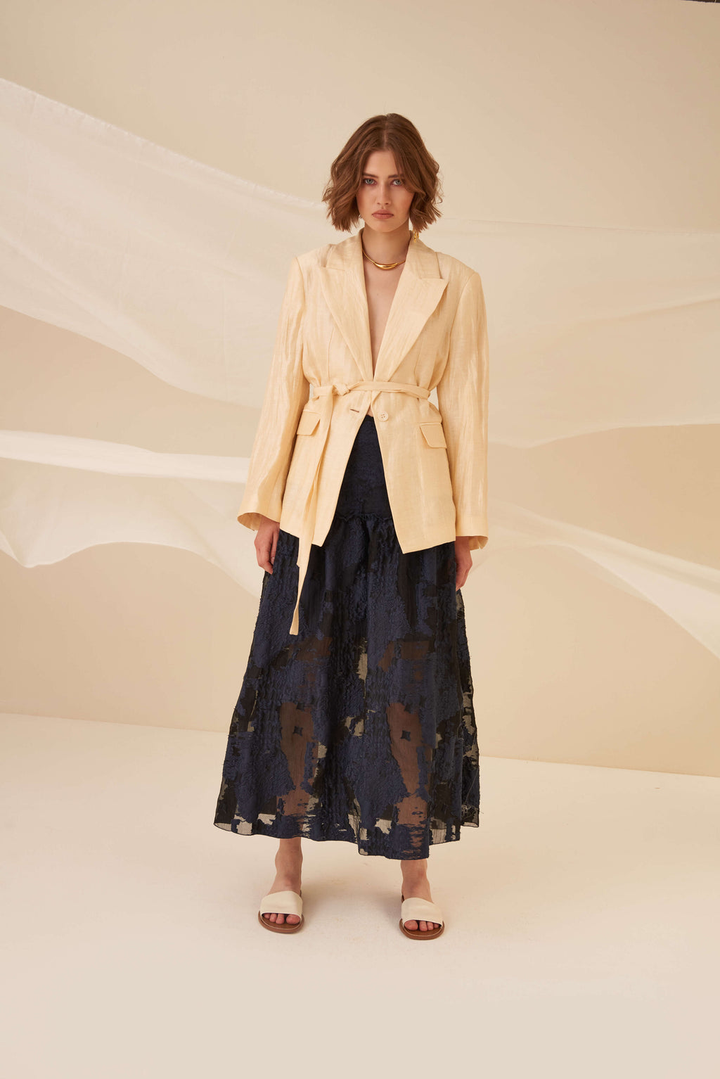 Giacca monopetto in Lino