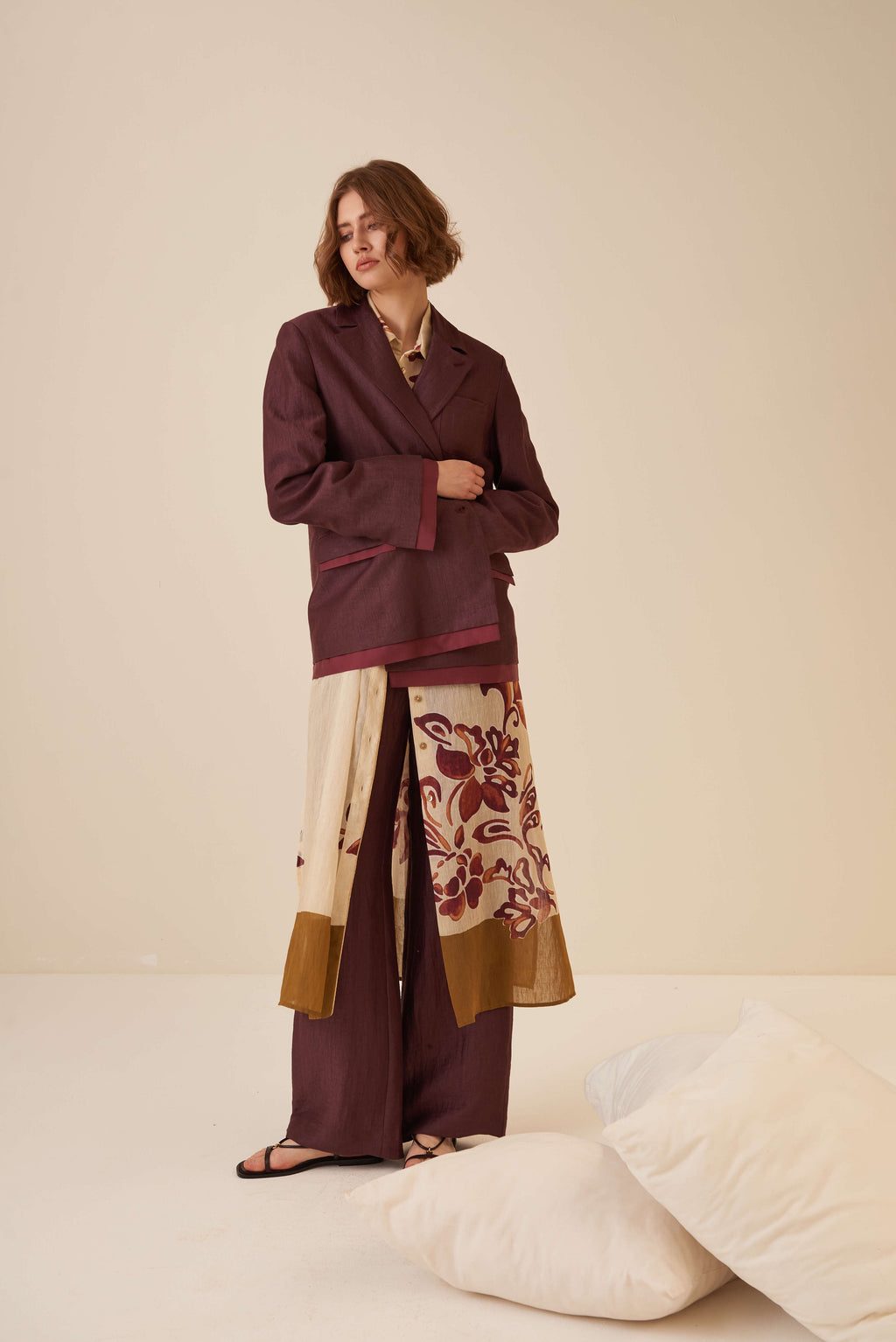 Giacca a Scatolina in lino