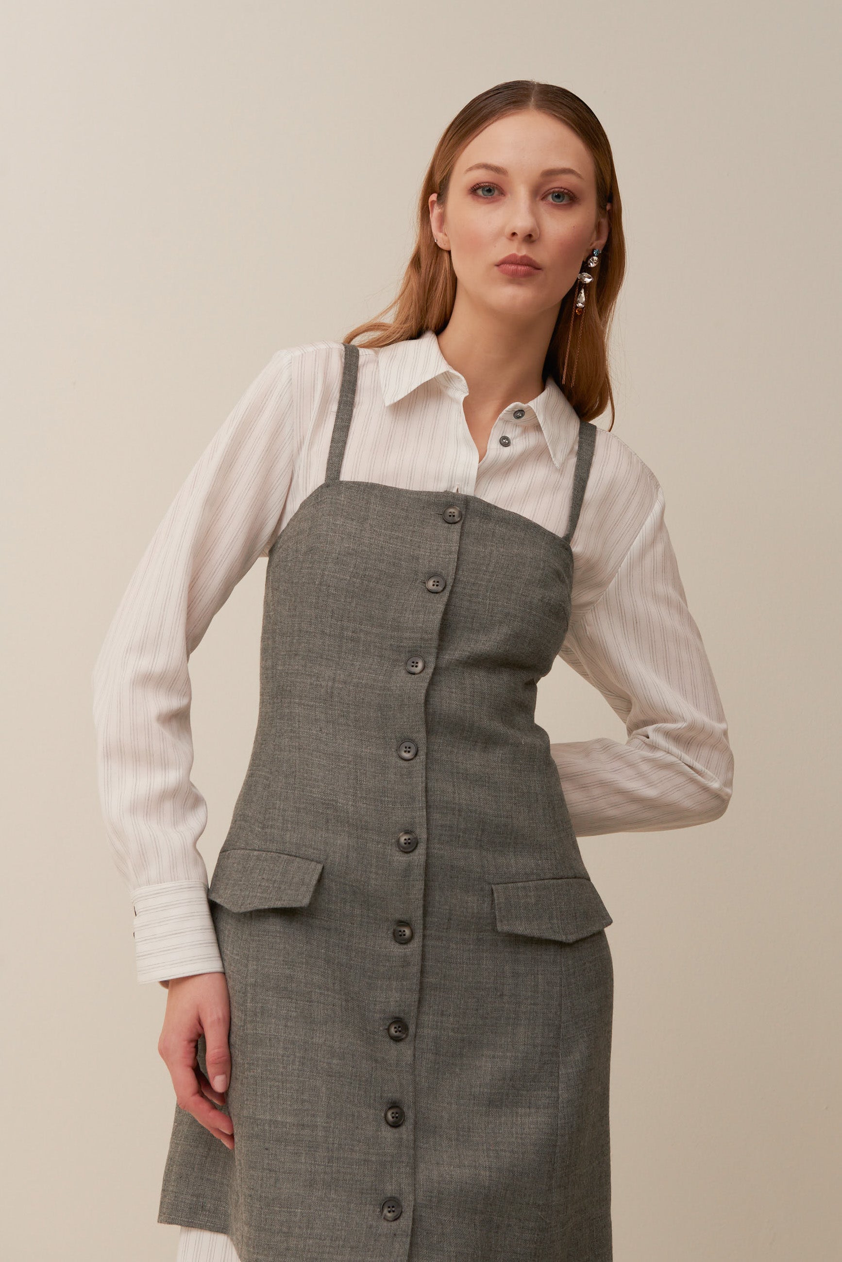Abito in Lana vergine con Camicia