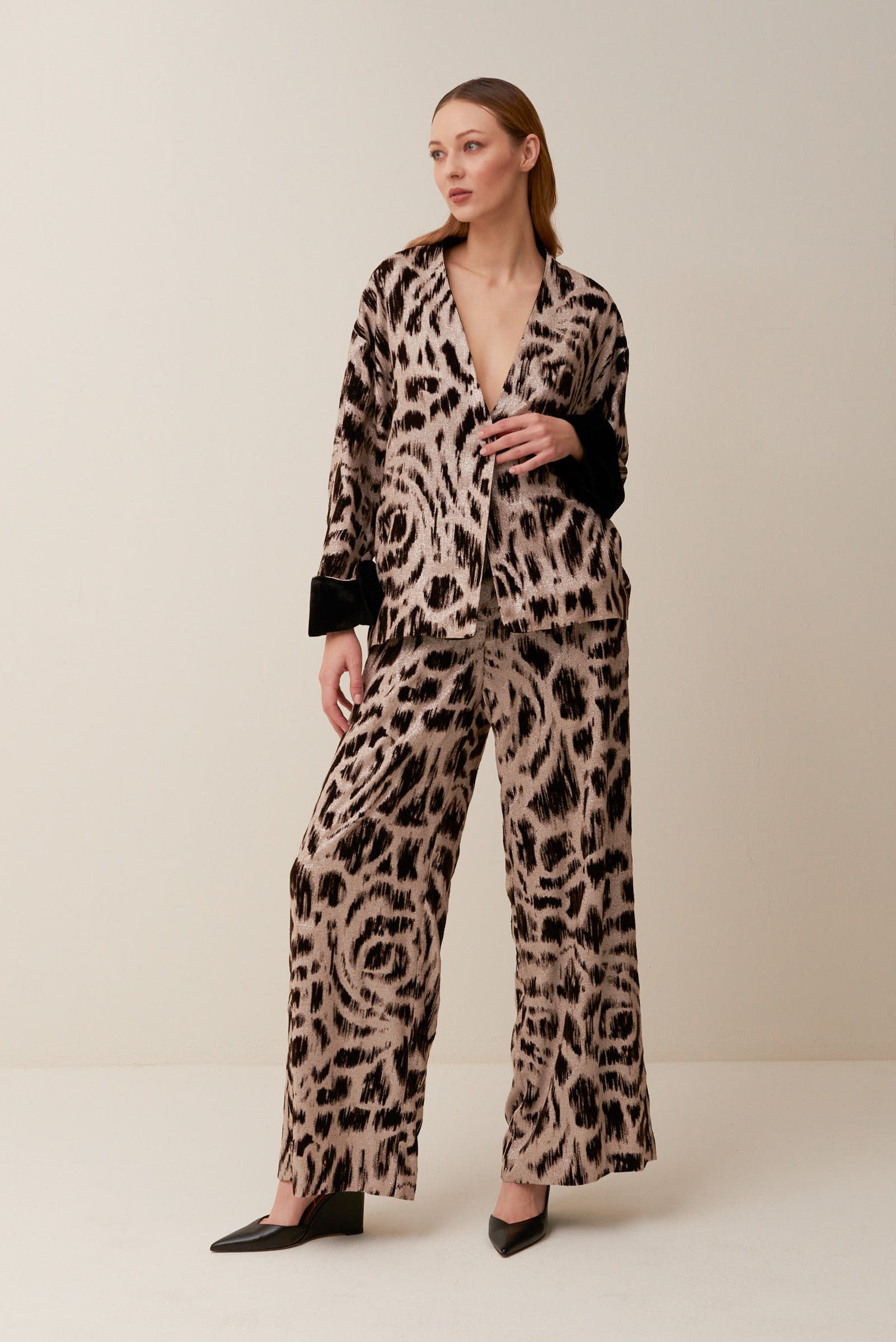 Pantalone Floccato Ampio
