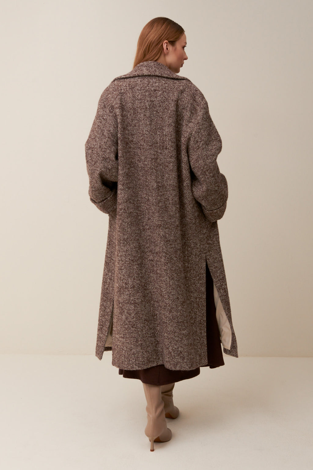 Cappotto lungo spinato