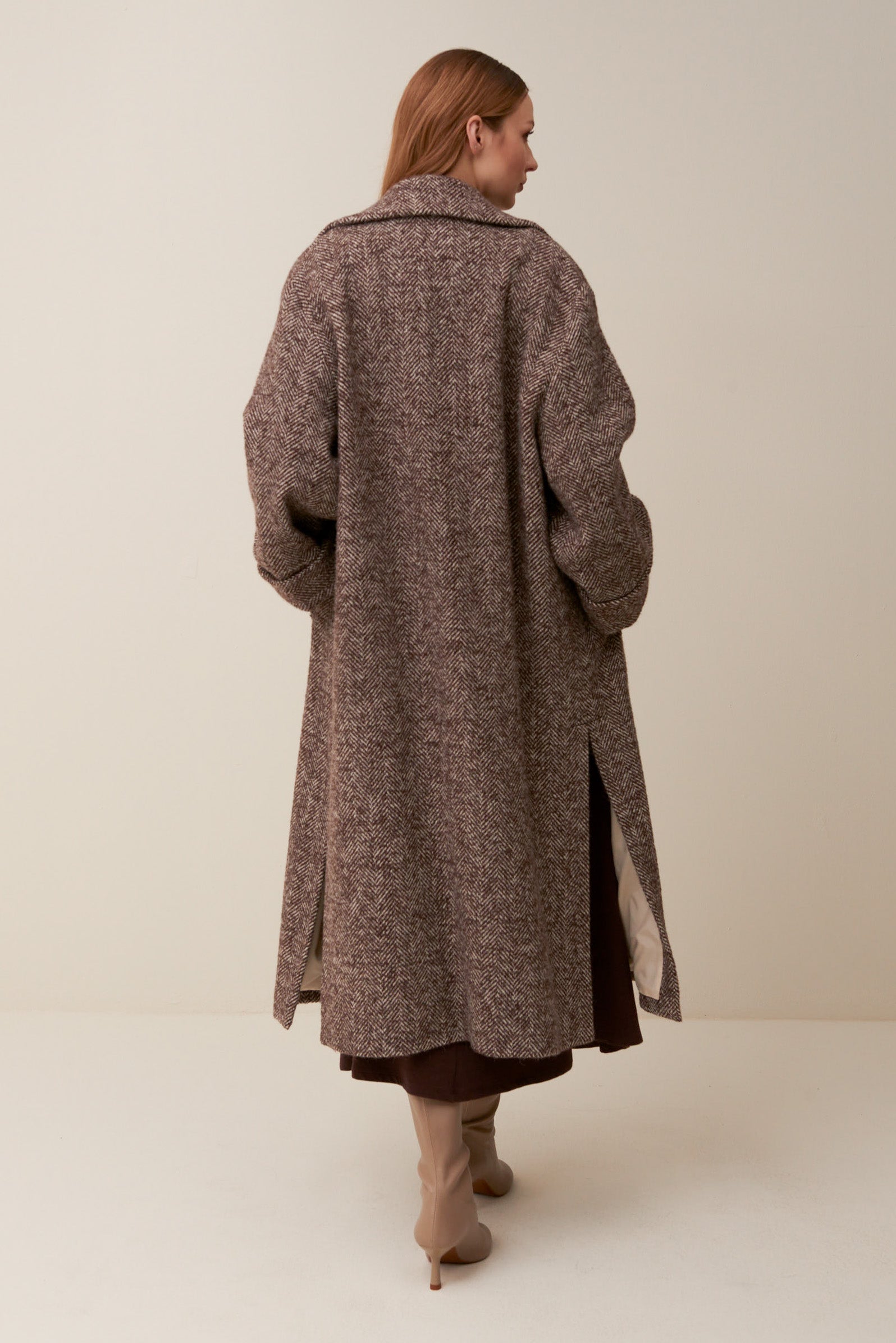 Cappotto lungo spinato