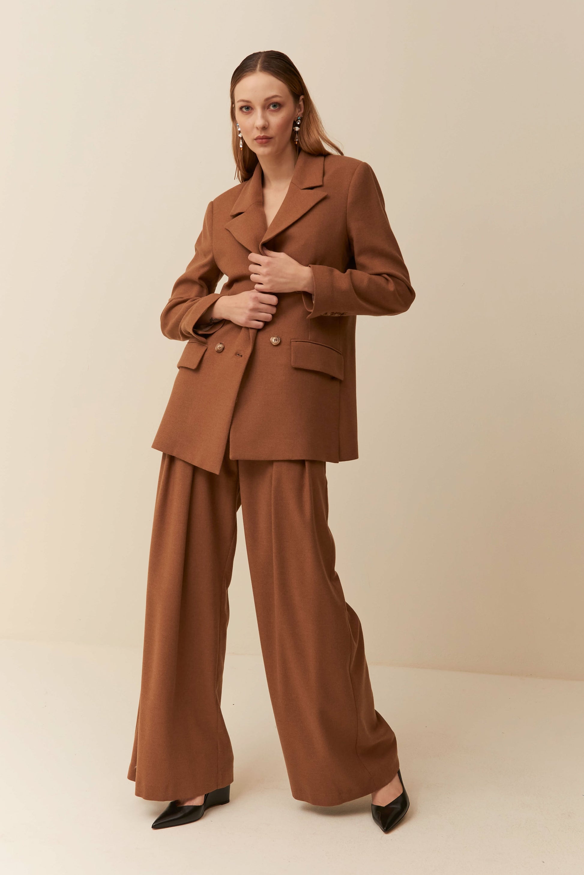 Pantalone Ampio in Flanella