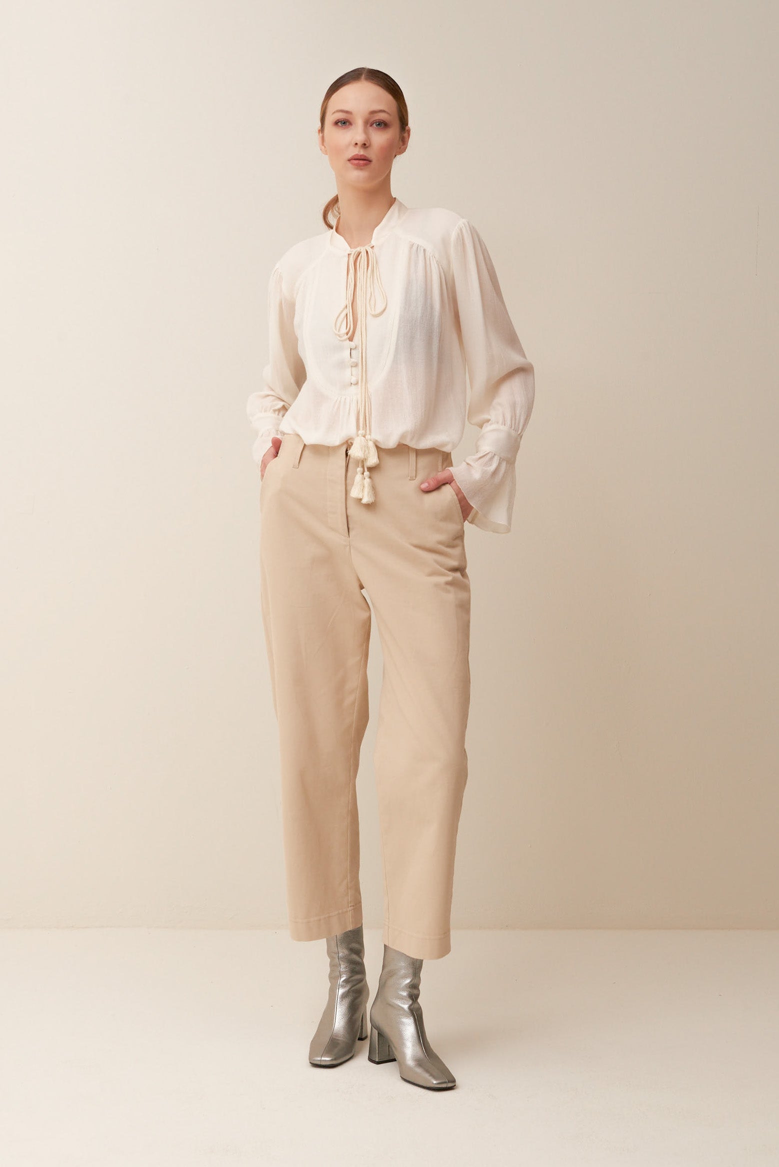 Blusa in Mussola