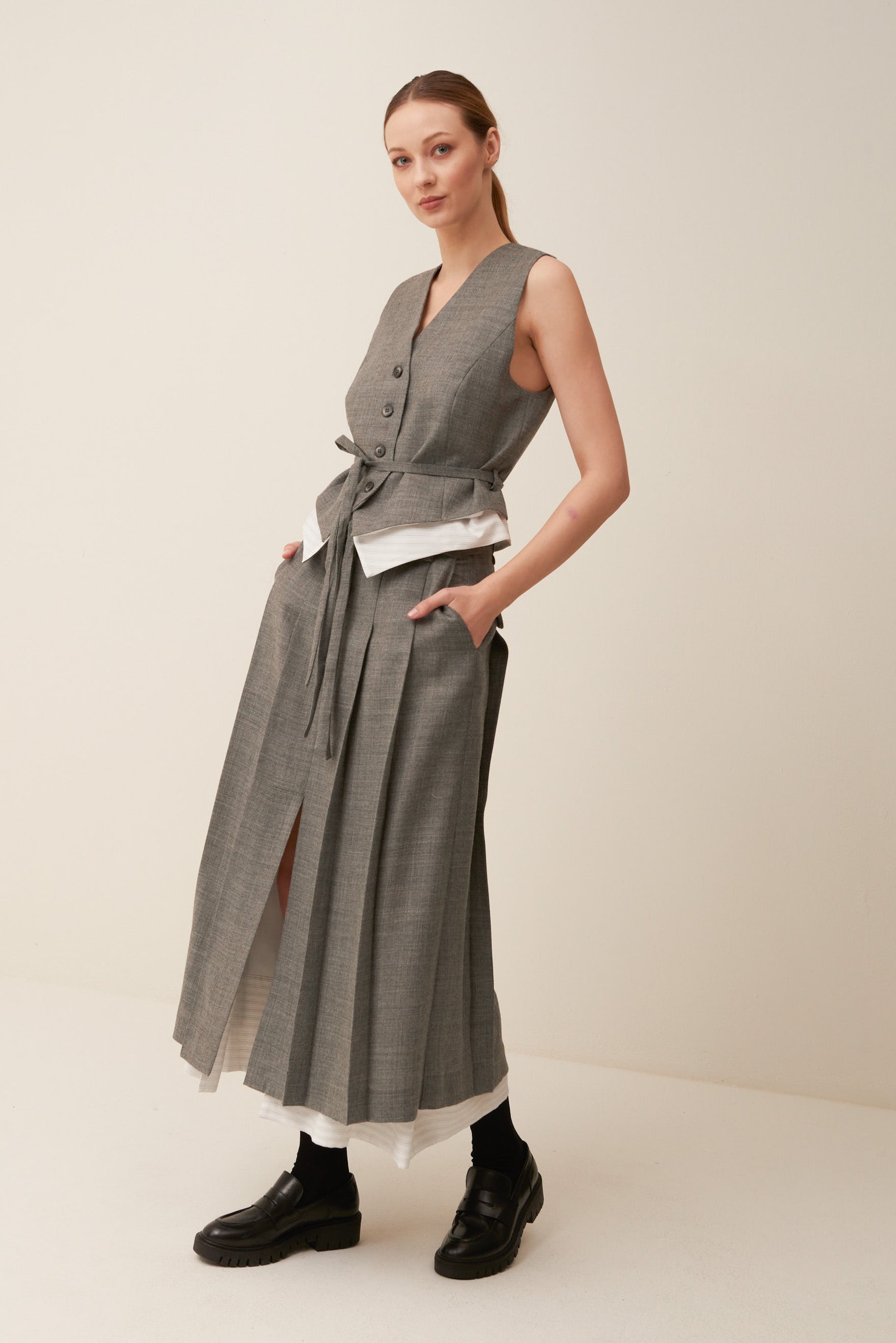 Gilet in Lana vergine