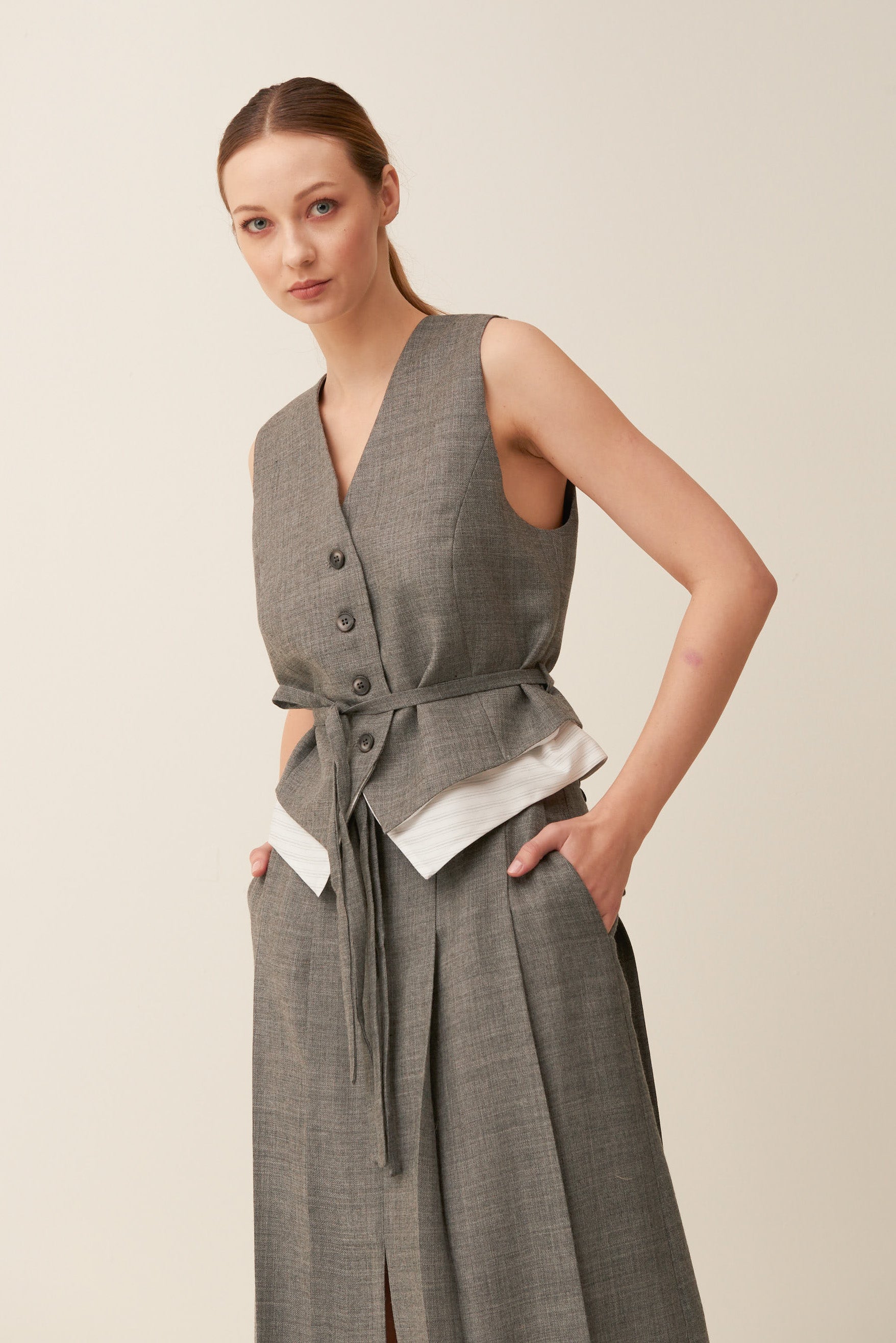 Gilet in Lana vergine
