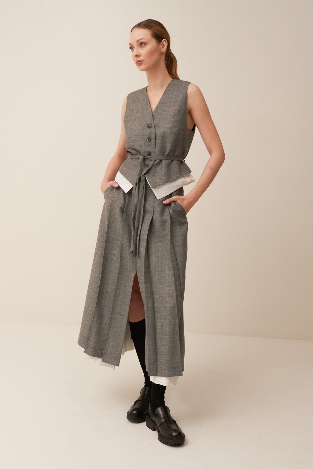 Gilet in Lana vergine