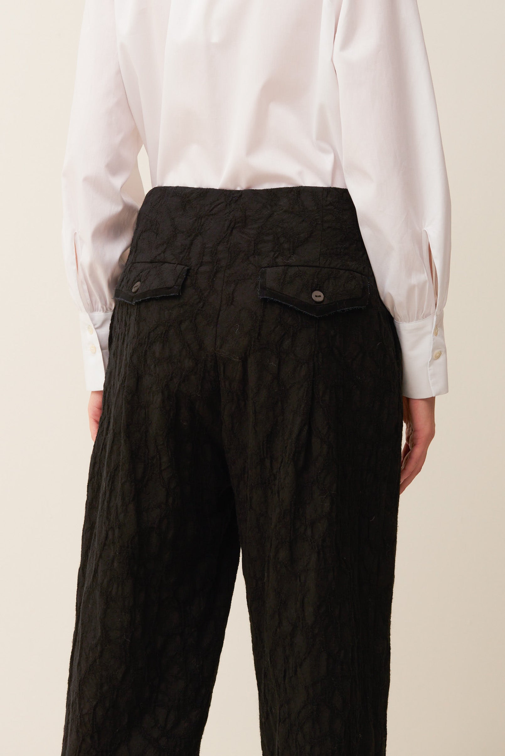Pantalone Baloon in jacquard