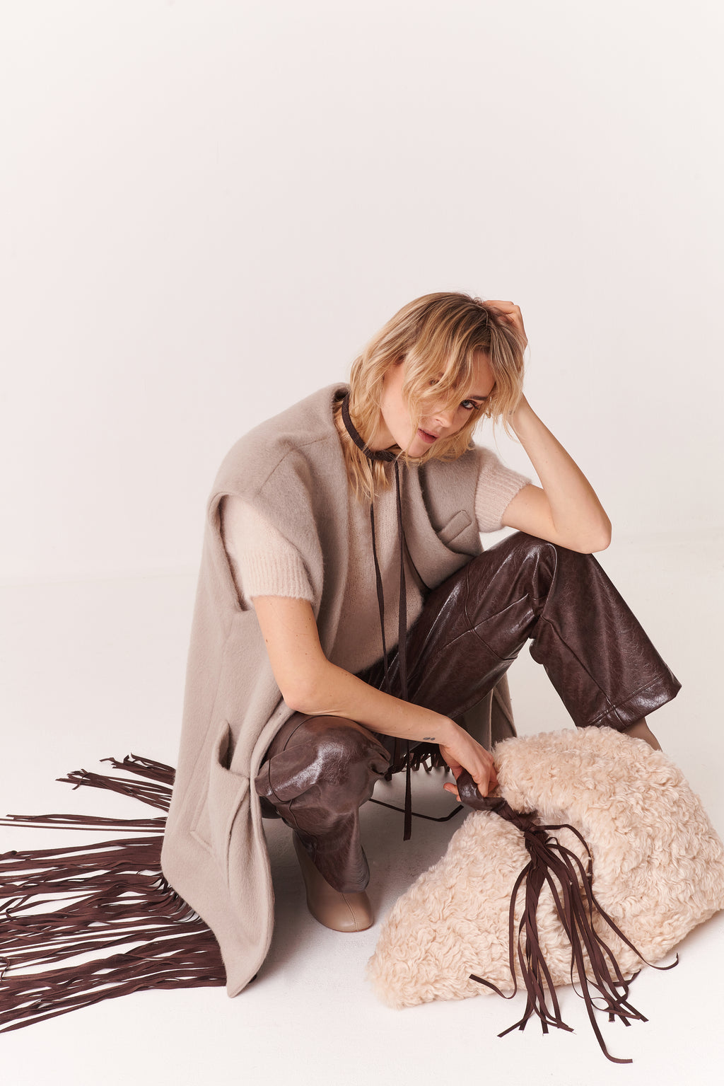 Maxi borsa in Ecofur
