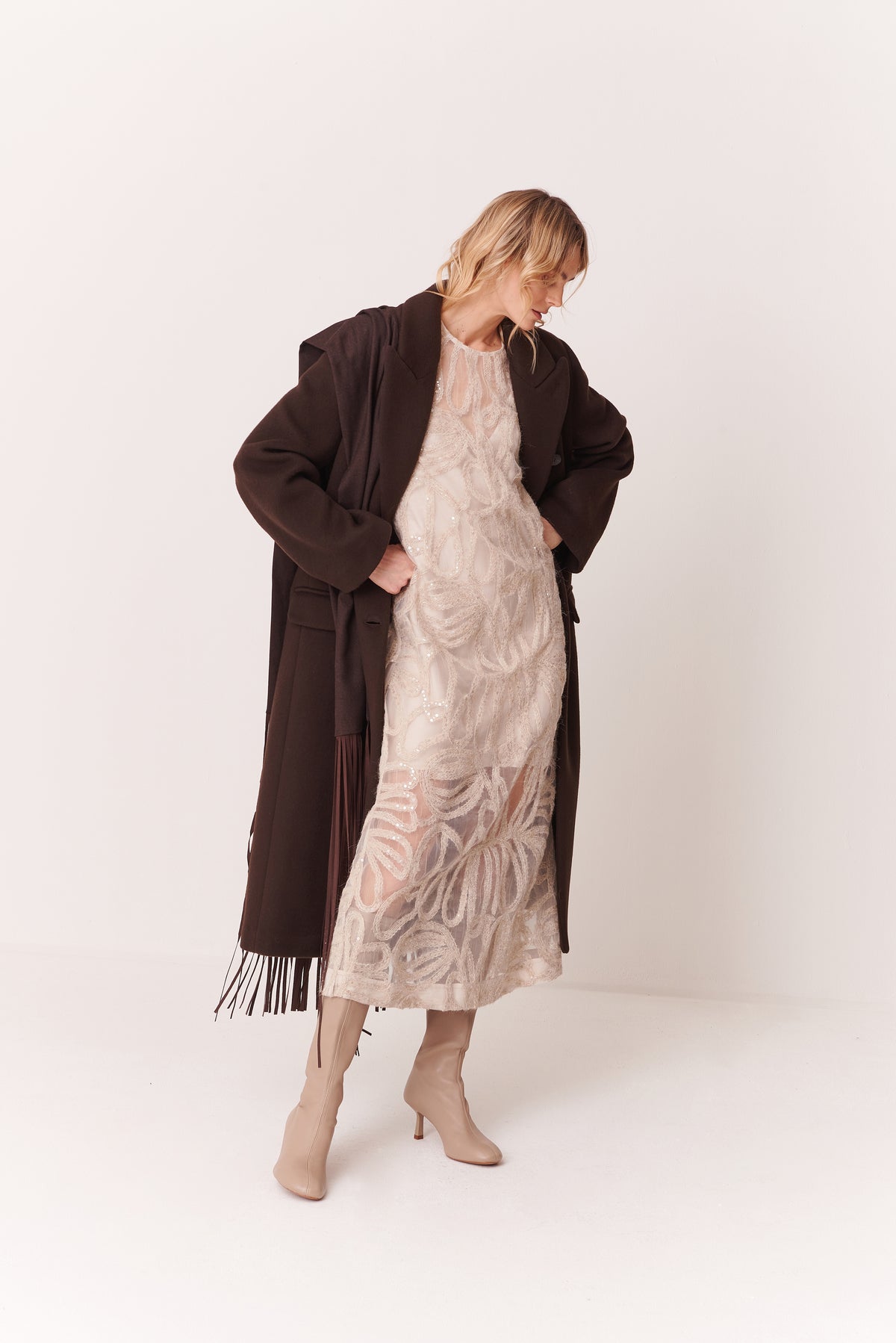 Cappotto doppiopetto in Panno