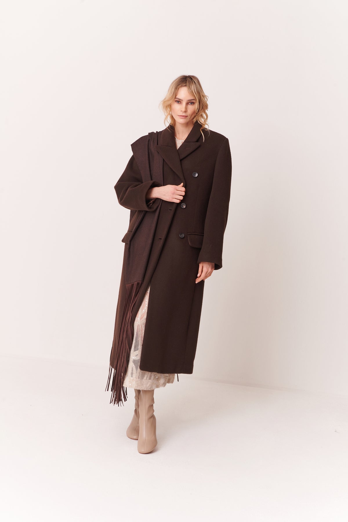 Cappotto doppiopetto in Panno