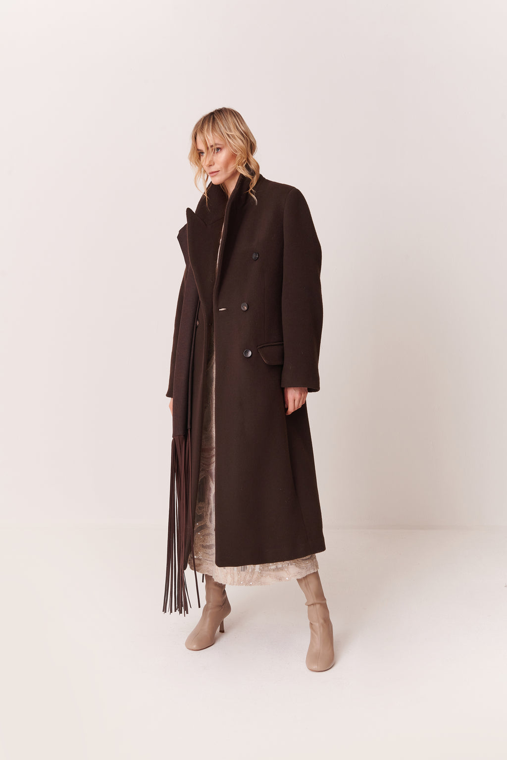 Cappotto doppiopetto in Panno