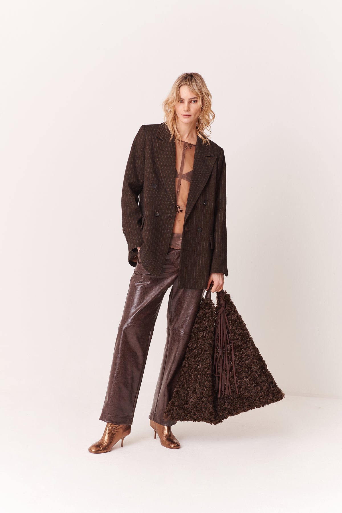 Maxi borsa in Ecofur