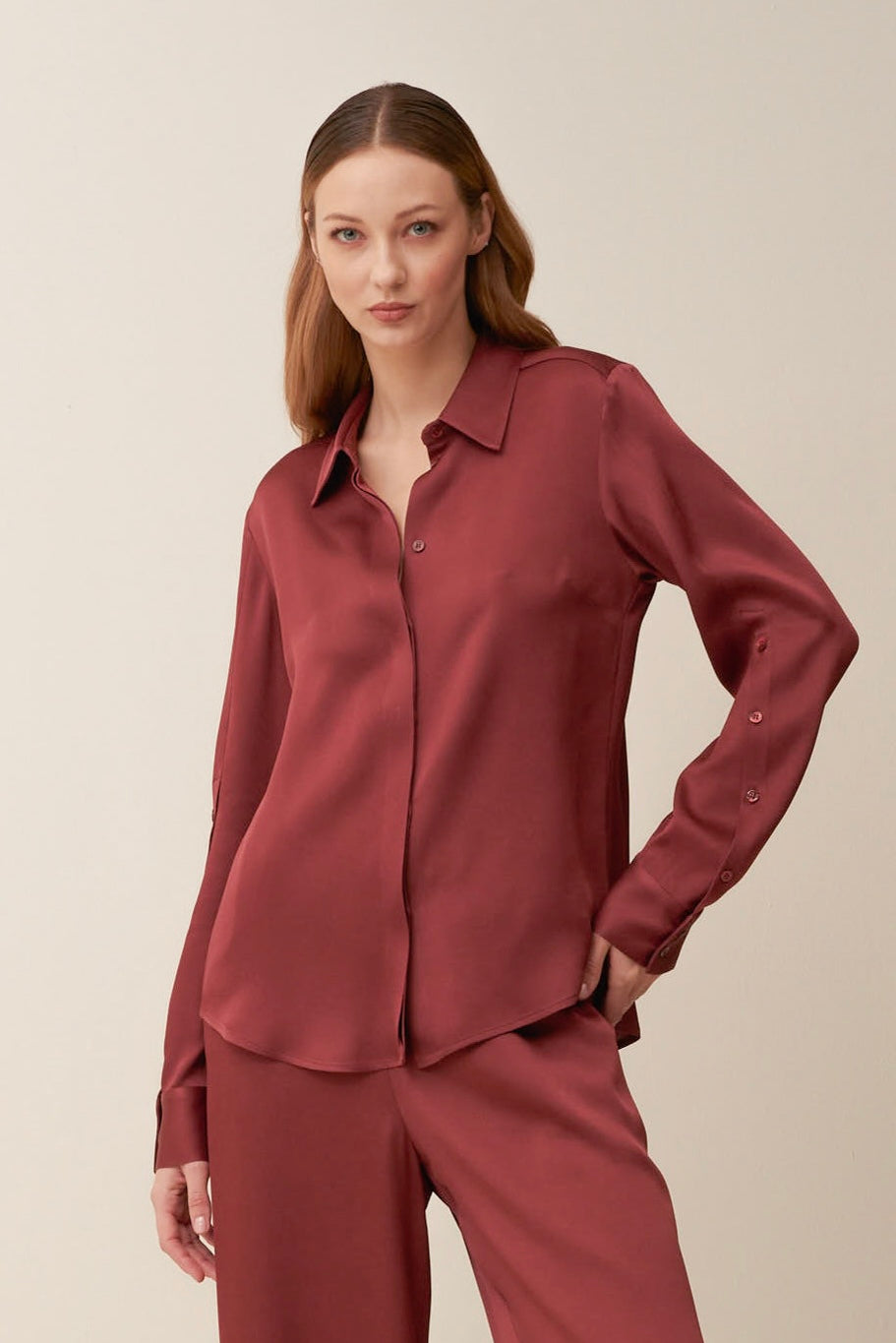 Camicia a uomo in crepê