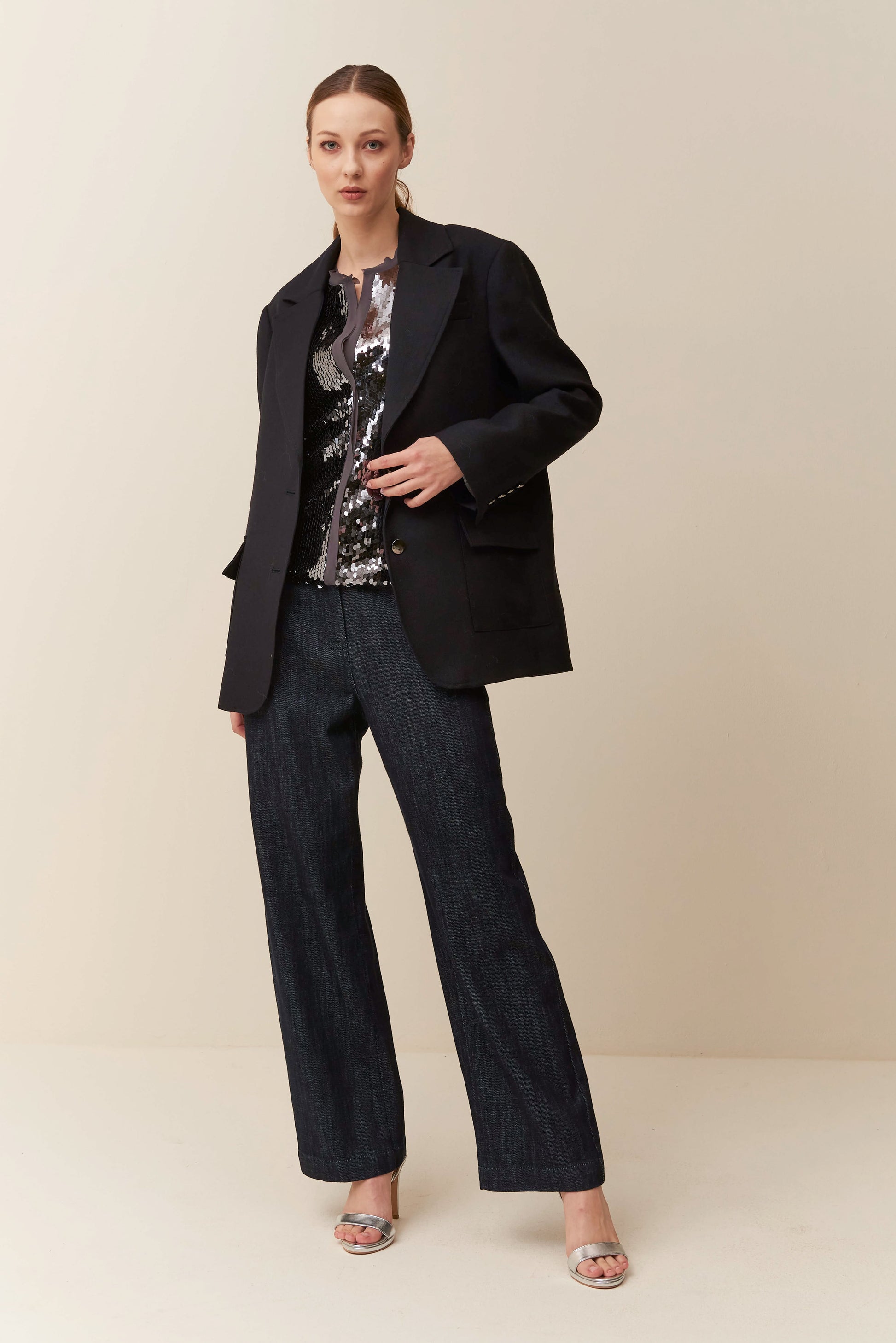 Top in paillette