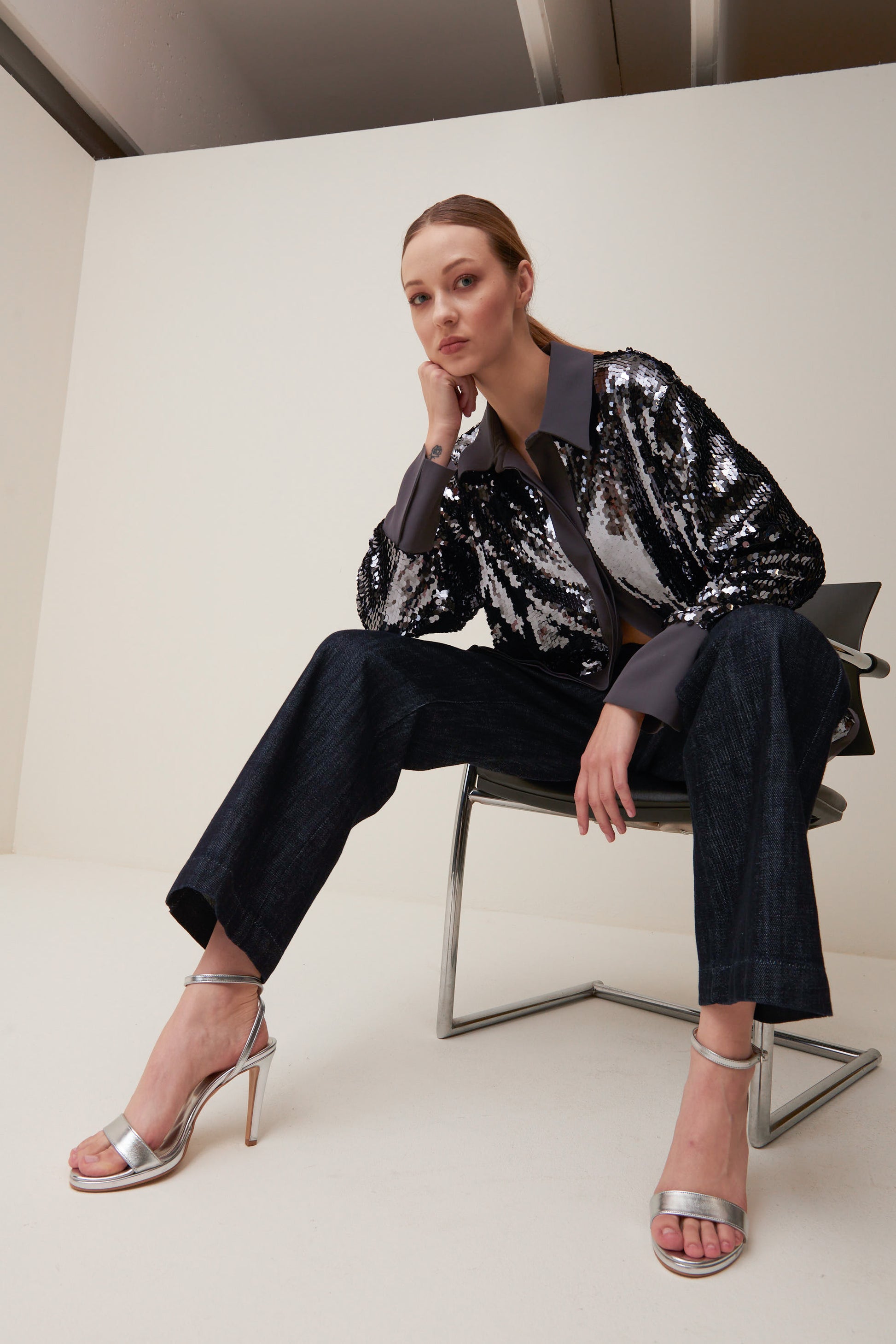 Camicia in Paillettes