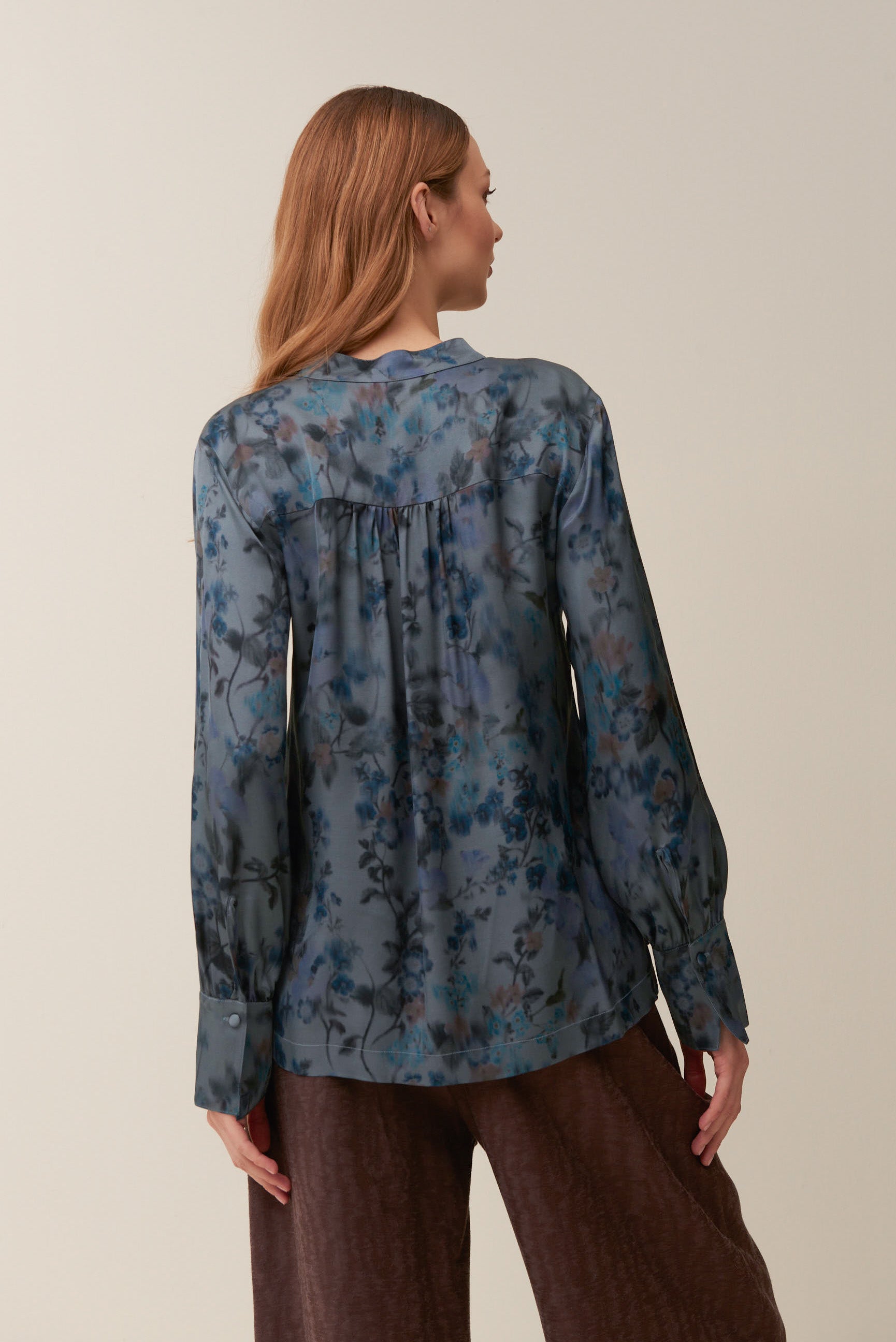 Camicia floreale in Viscosa